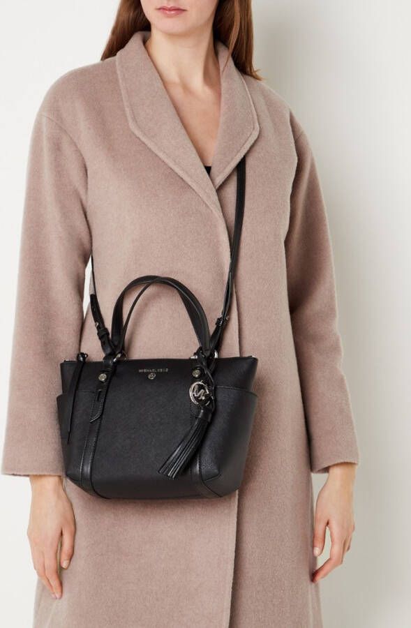 Michael Kors Sullivan Small handtas met leren details