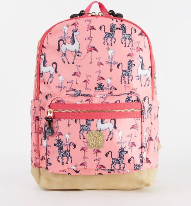 Pick and Pack Pick & Pack Royal Princess kinderrugzak M bright pink