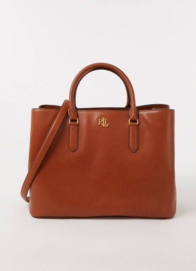 Ralph Lauren Marcy Large handtas van leer