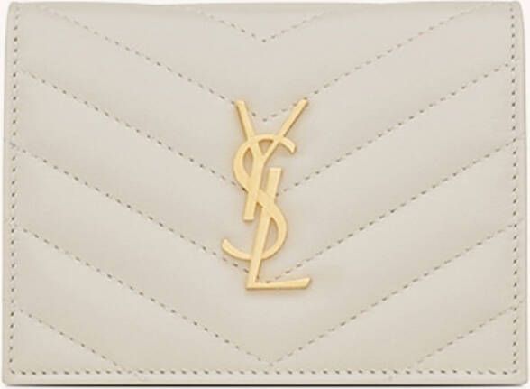 Saint Laurent Cassandre Matelass&#xE9, portemonnee van quilted kalfsleer