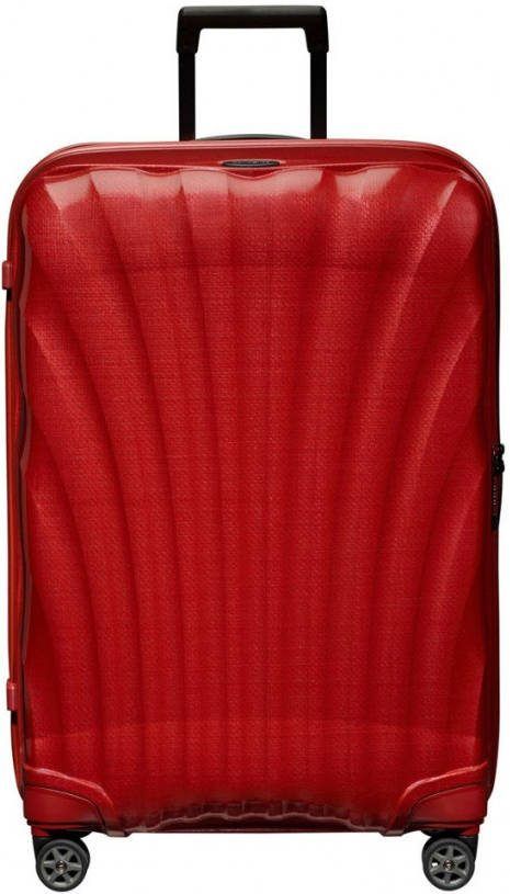 Samsonite C Lite Spinner 75 chili red Harde Koffer