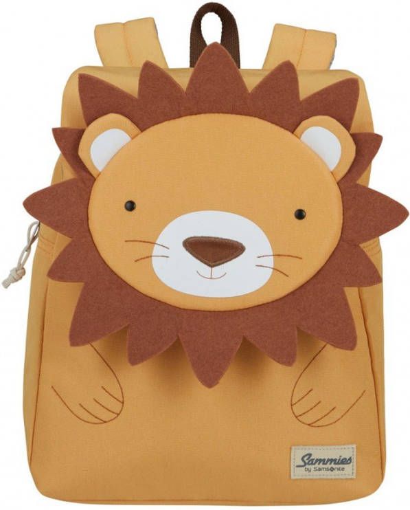 Samsonite Dagrugzak Happy Sammies Eco Backpack S+ Lion Geel