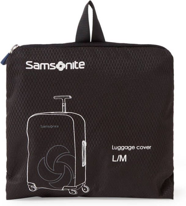 Samsonite Kofferhoezen Global Ta Foldable Luggage Cover L/M Zwart