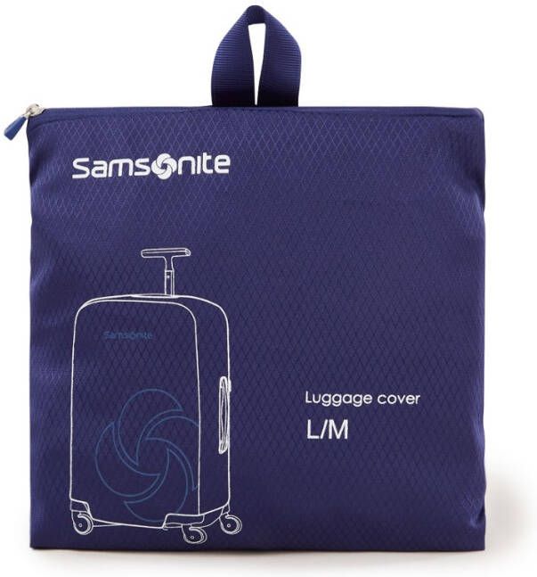 Samsonite Reiskoffers Global Ta Foldable Luggage Cover L/M Blauw