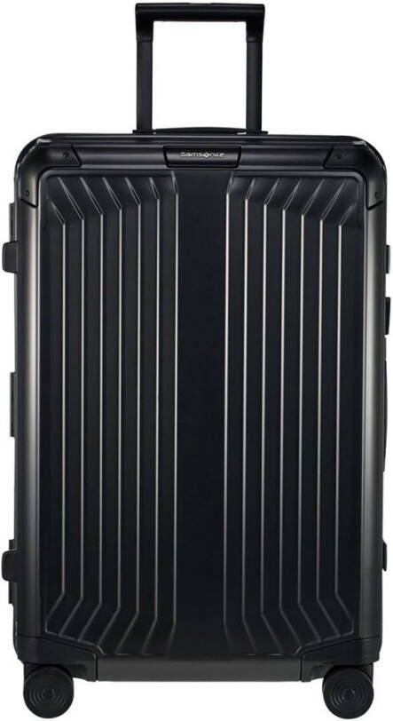 Samsonite Lite Box Alu Spinner 69 black Harde Koffer