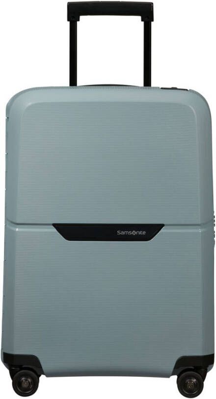 Samsonite Magnum Eco Spinner 55 ice blue Harde Koffer