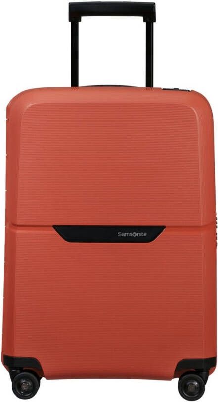 Samsonite Magnum Eco Spinner 55 maple orange Harde Koffer