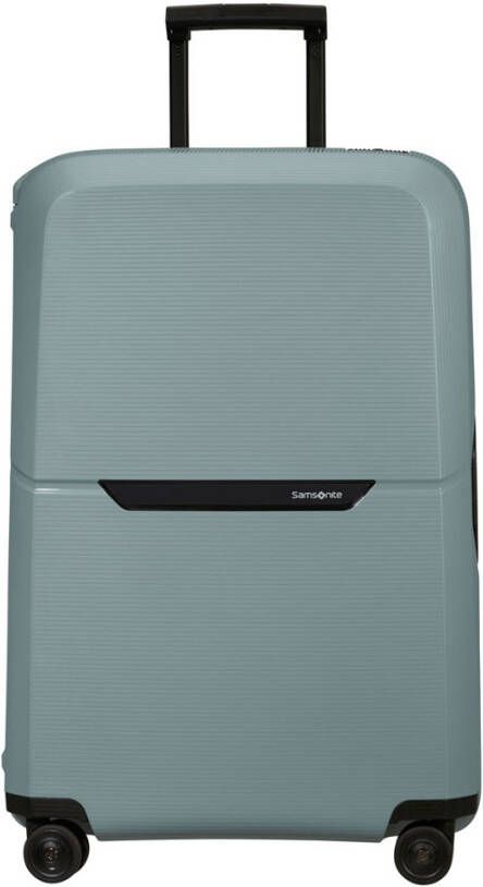 Samsonite Magnum Eco Spinner 75 ice blue Harde Koffer