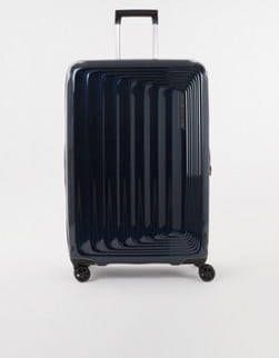 Samsonite Nuon Spinner 75 Exp metallic dark blue Harde Koffer
