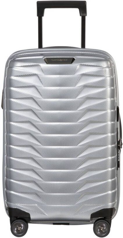 Samsonite Reiskoffers Proxis Spinner 55/20 Exp Length 35 Zilverkleurig