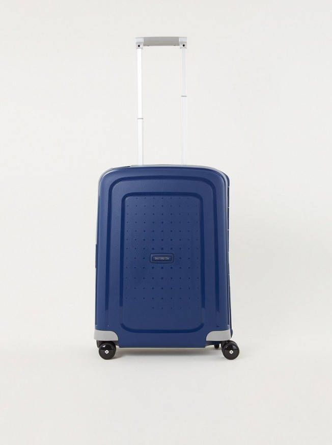 Samsonite S&apos, Cure Spinner 55 dark blue Harde Koffer
