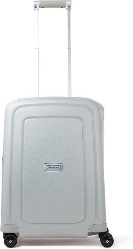 Samsonite S&apos, Cure Spinner 55 silver Harde Koffer