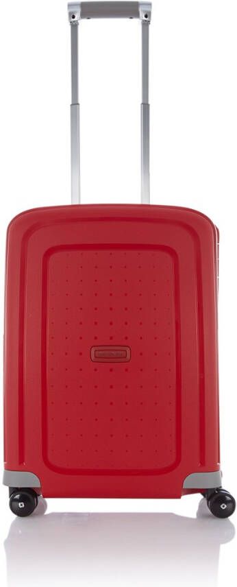 Samsonite S&apos, Cure Spinner 55 crimson red Harde Koffer