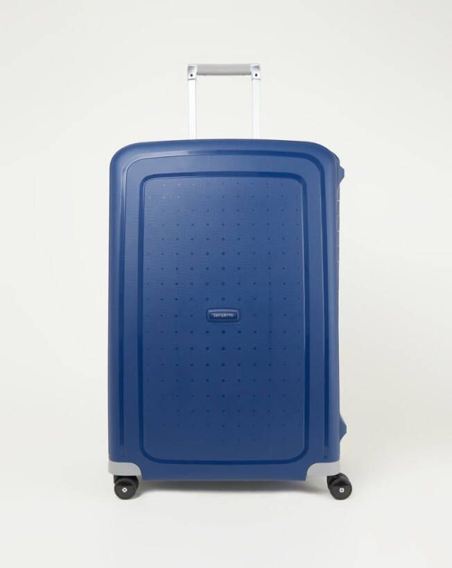 Samsonite S&apos, Cure Spinner 75 dark blue Harde Koffer
