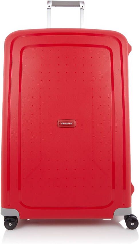 Samsonite S&apos, Cure Spinner 75 crimson red Harde Koffer