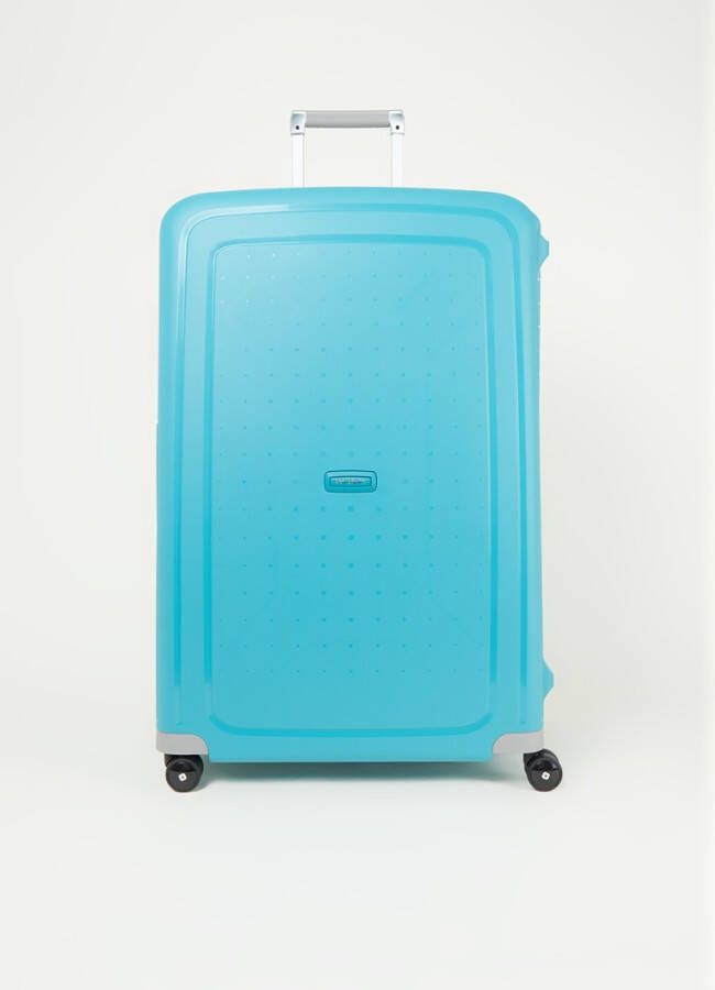 Samsonite S&apos, Cure Spinner 81 aqua blue Harde Koffer