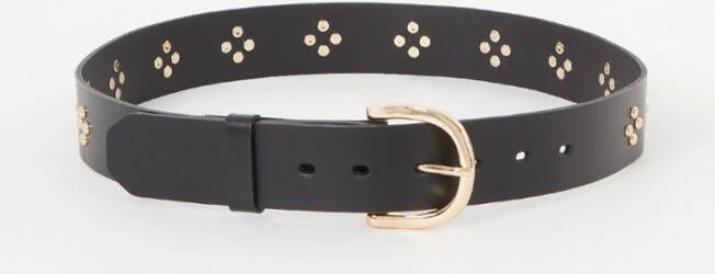 Scotch & Soda Riem van leer met studs