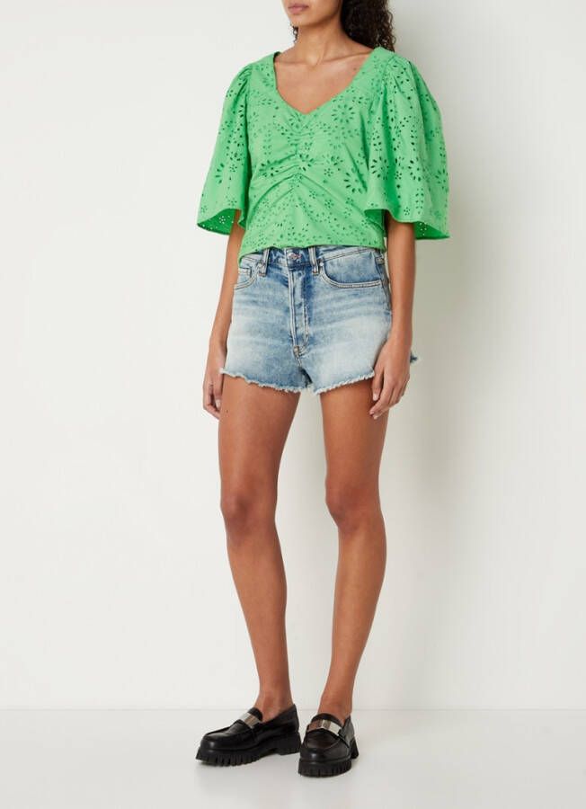 Scotch & Soda Flutter sleeved organic cotton top