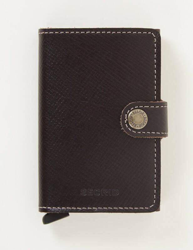 Secrid Miniwallet Portemonnee Saffiano brown Dames portemonnee
