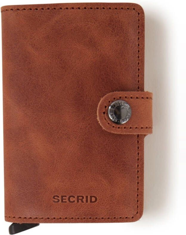 Secrid Miniwallet Portemonnee Vintage cognac Dames portemonnee
