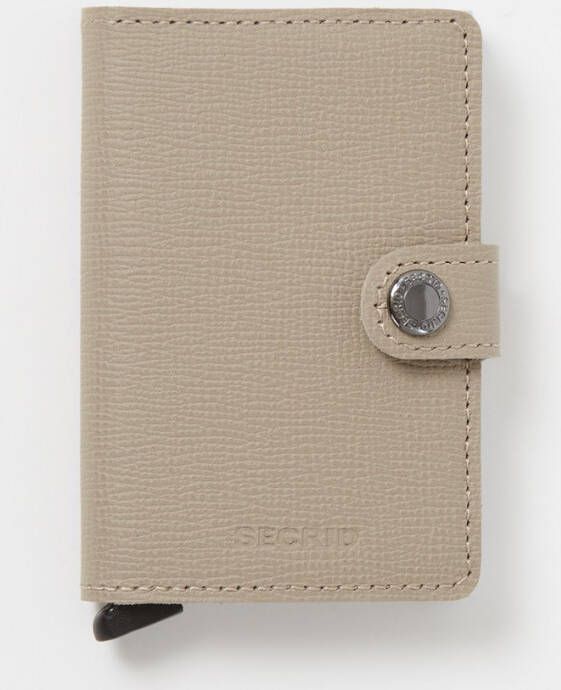 Secrid Miniwallet Portemonnee Crisple taupe camo Dames portemonnee