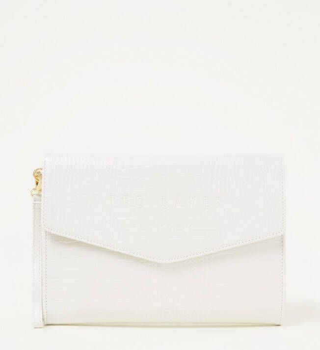 Ted Baker Crocey clutch met crocostructuur