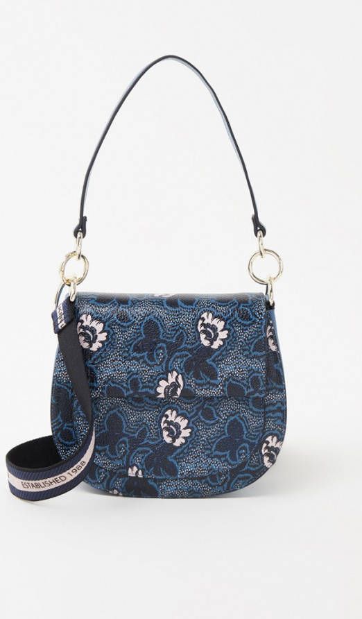 Ted Baker Darlena schoudertas van leer met print