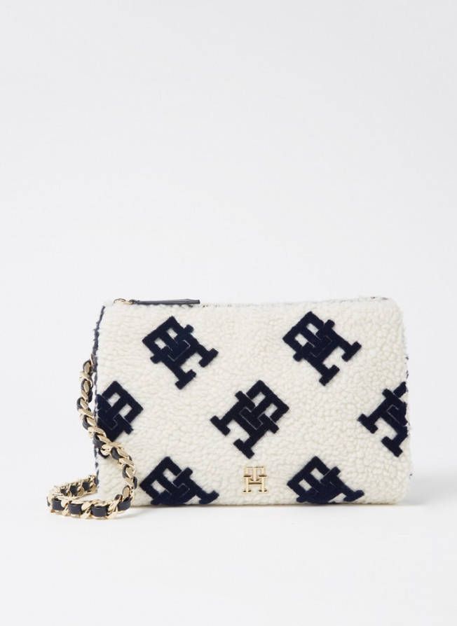 Tommy Hilfiger Cosy Handmuff crossbodytas met logoprint