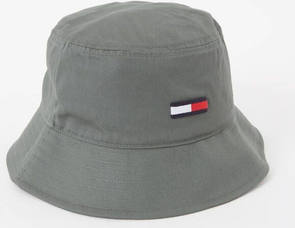 Tommy Hilfiger Flag bucket hoed van biologisch katoen