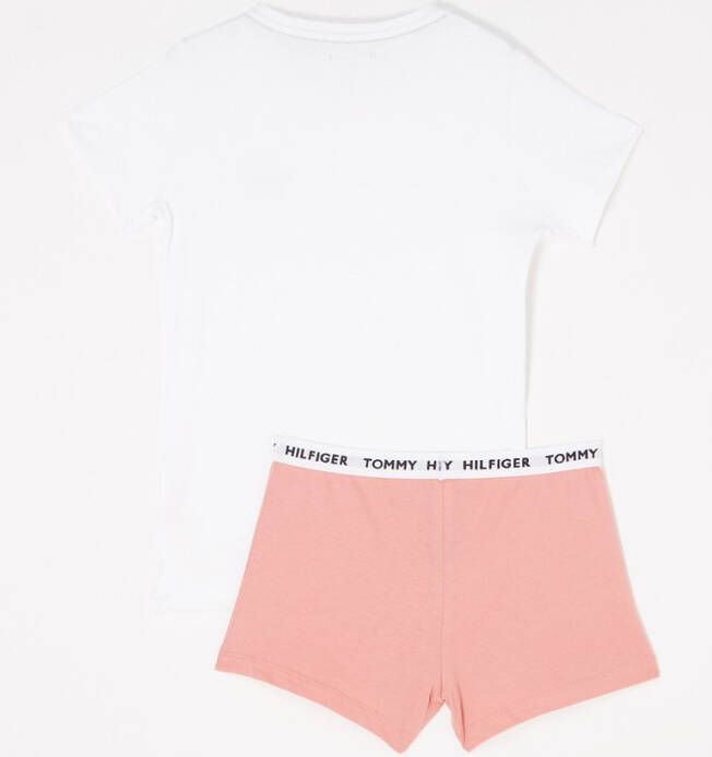 Tommy Hilfiger Nachtmode & Loungewear Girls Cn Short Sleeve Short Pyjama Set Rood