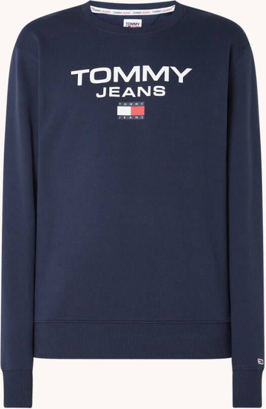 Tommy Hilfiger Sweater van katoen met logoprint