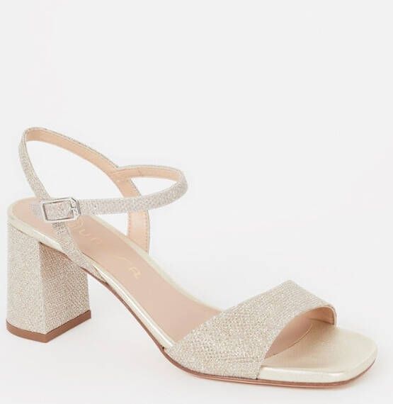 Unisa Moraty sandalette van leer met strass
