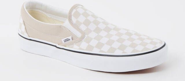 Vans Classic slip on van canvas met ruitdessin