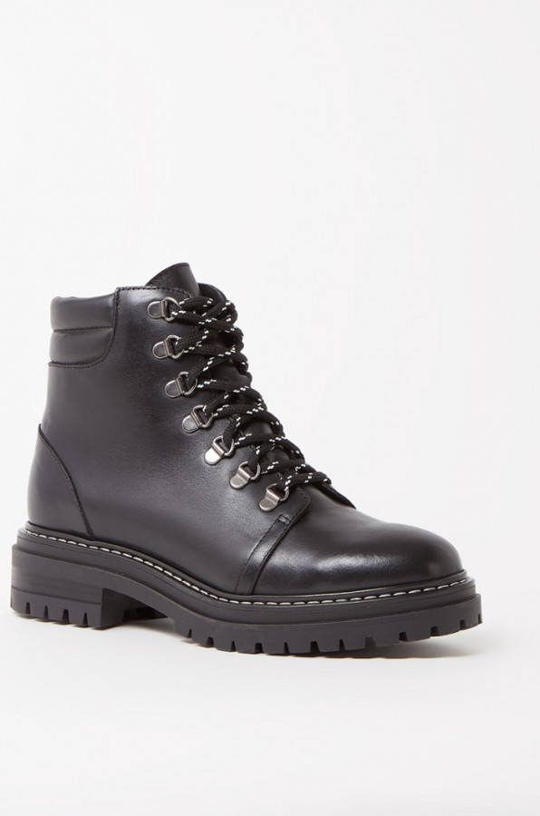 Whistles Amber veterboot van leer