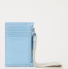 Jacquemus Leather card case with logo , Blauw, Unisex online kopen