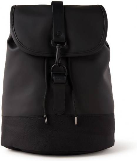 rains drawstring backpack black