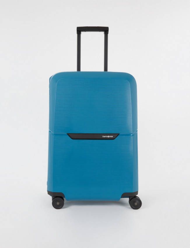 Samsonite Magnum Eco Spinner 69 petrol blue Harde Koffer