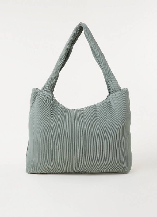 Studio Noos Groene Shopper Wrinkle Mom bag