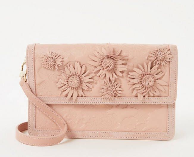 Ted Baker Floresa crossbodytas van leer met applicatie