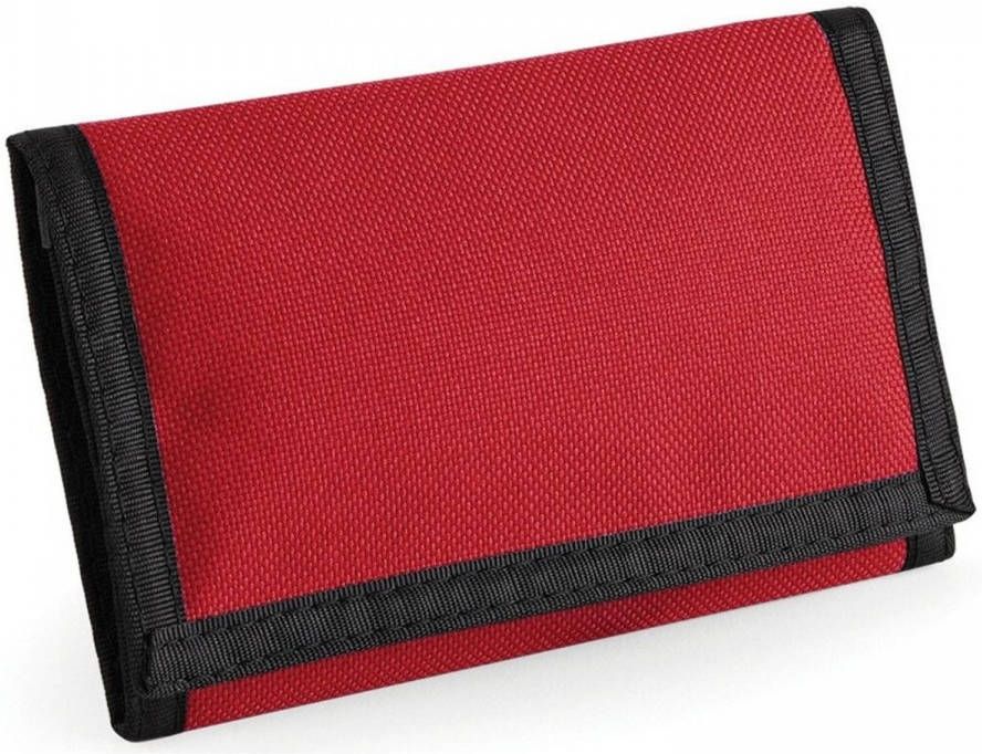 Bagbase Portemonnee/portefeuille Rood 13 Cm Portemonnee
