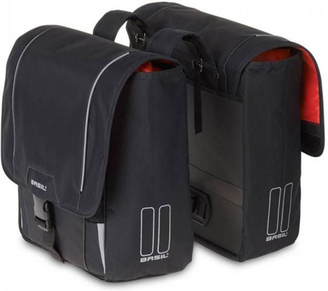 Basil Dubbele Fietstas Sport Design 32 Liter Zwart 17581