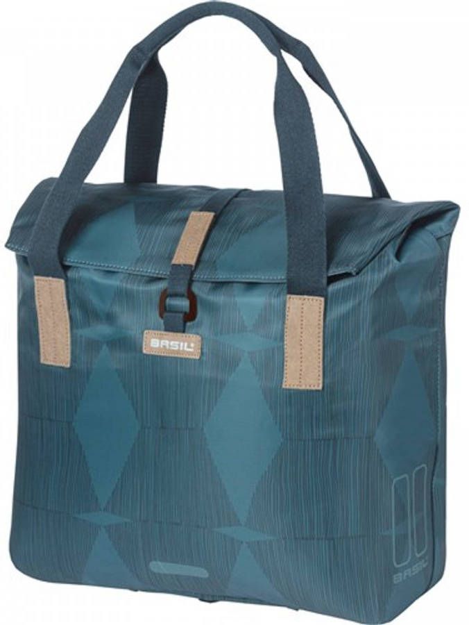 Basil Elegance Fietsshopper 20 26 Liter Estate Blauw