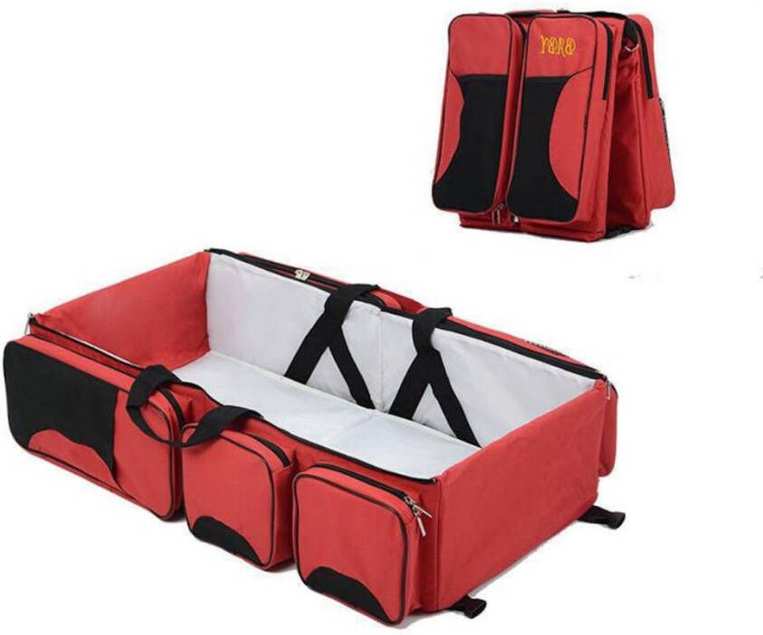 Decopatent Baby Reisbed En Baby Luiertas In 1  Reisbedje Voor Baby's En Kleuters