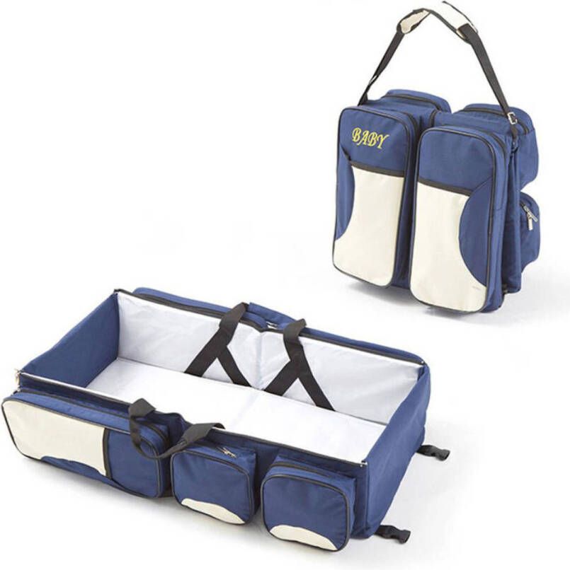 Decopatent Baby Reisbed En Baby Luiertas In 1  Reisbedje Voor Baby's En Kleuters