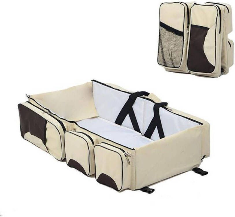 Decopatent Baby Reisbed En Baby Luiertas In 1  Reisbedje Voor Baby's En Kleuters
