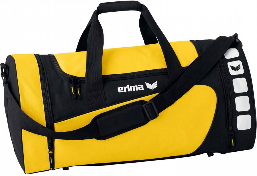 Erima Sporttas Club 5 Line 49,5 Liter Geel/zwart