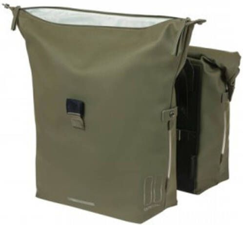 Basil dubbele fietstas soho nordlicht 41 liter Donker groen Donker groen