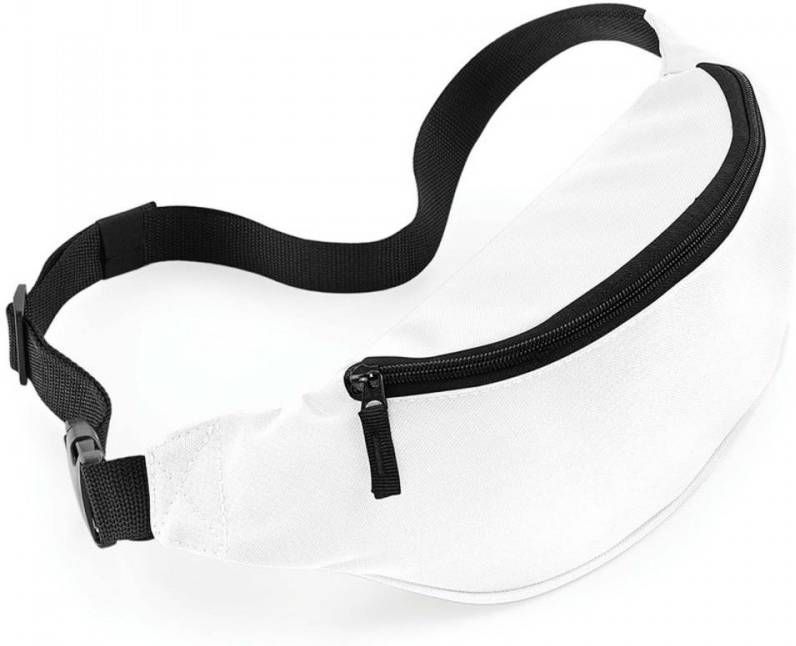Merkloos Heuptasje/buideltasje Wit 38 Cm Heuptassen