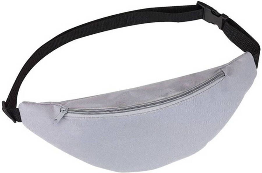 Merkloos Heuptasje/buideltasje/fanny Pack Grijs 35 Cm Heuptassen