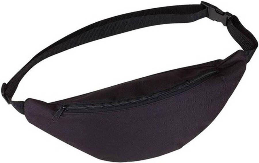 Merkloos Heuptasje/buideltasje/fanny Pack Zwart 35 Cm Heuptassen